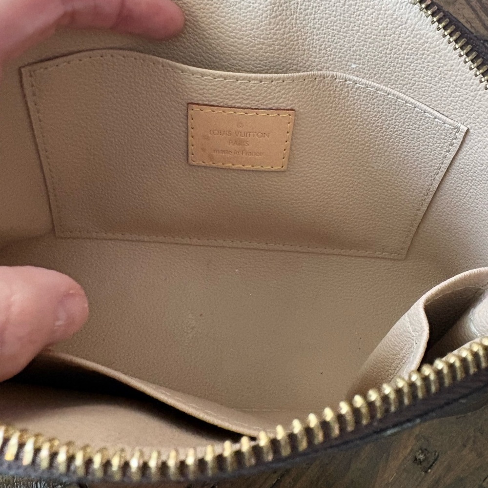Louis Vuitton Monogram Clutch in Brown and Gold - Picture 11 of 14